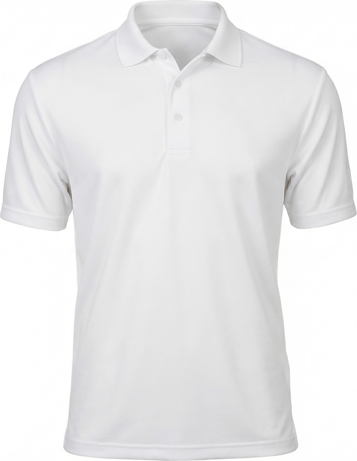 Pga Tour Pgm001 Short Sleeve Airflux Solid Mesh Polo - Bright White