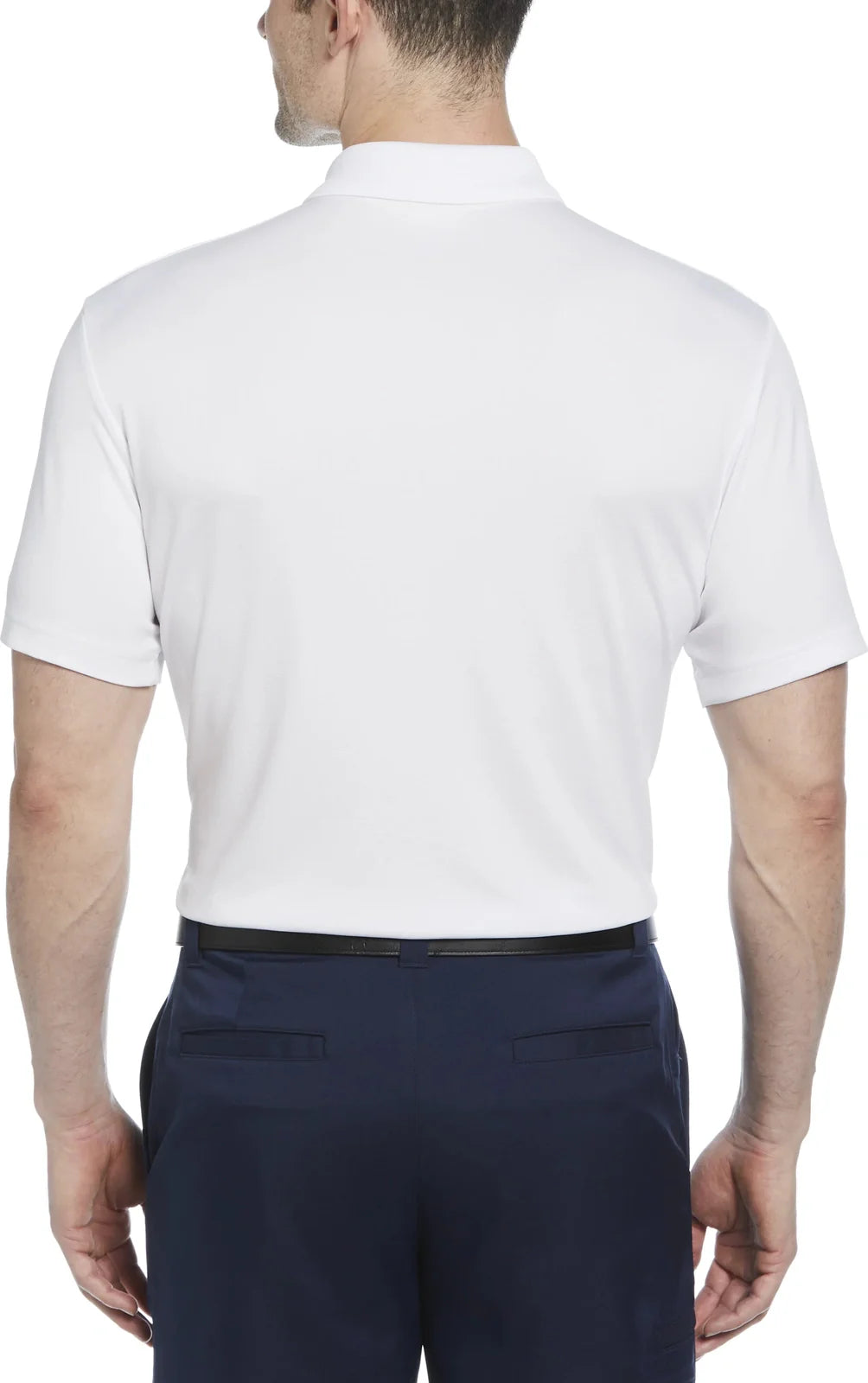 Pga Tour Pgm001 Short Sleeve Airflux Solid Mesh Polo - Bright White
