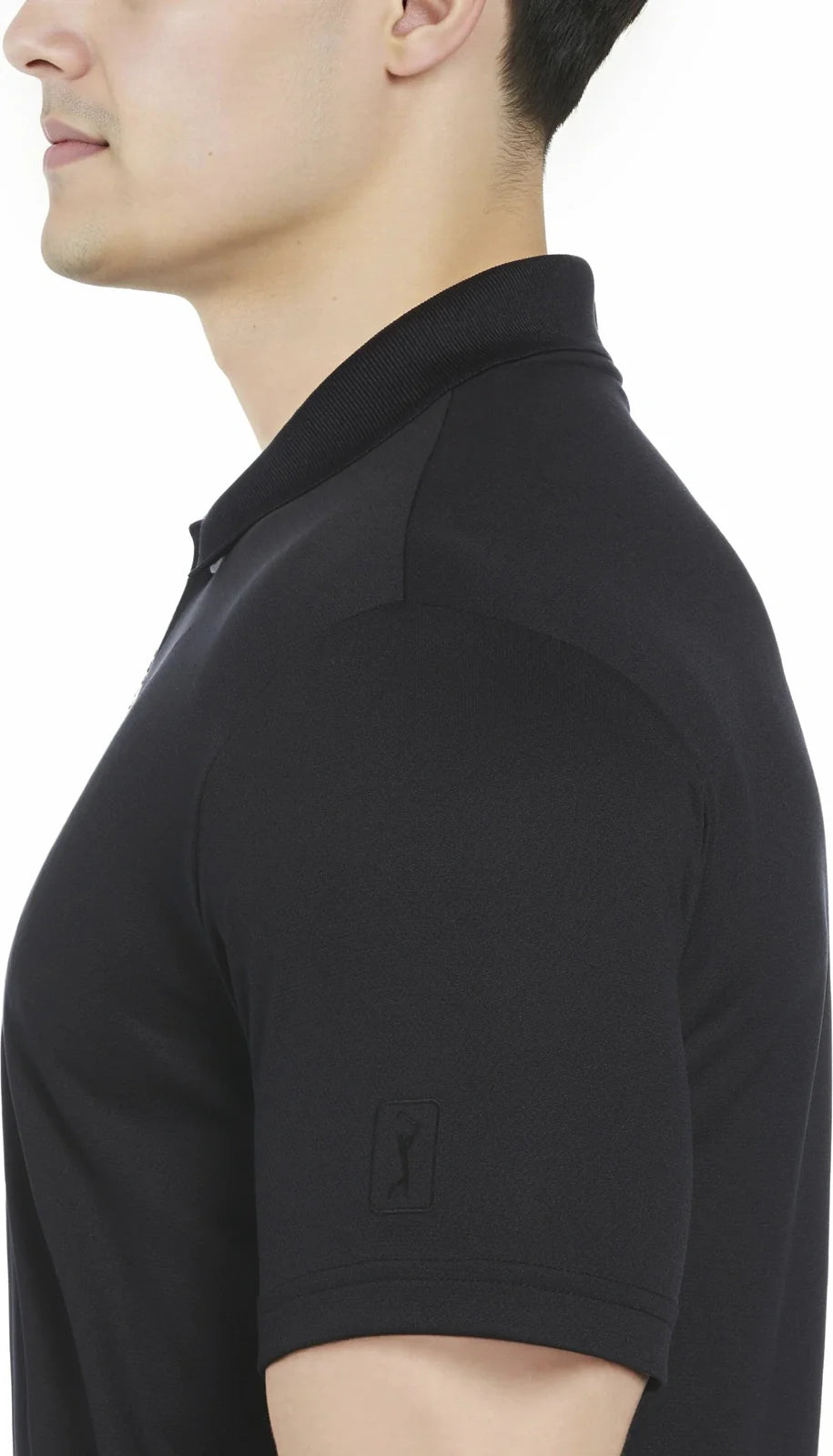 Pga Tour Pgm001 Short Sleeve Airflux Solid Mesh Polo - Caviar