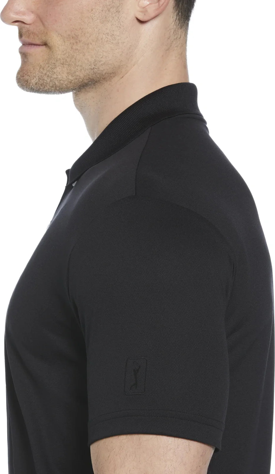 Pga Tour Pgm001 Short Sleeve Airflux Solid Mesh Polo - Caviar