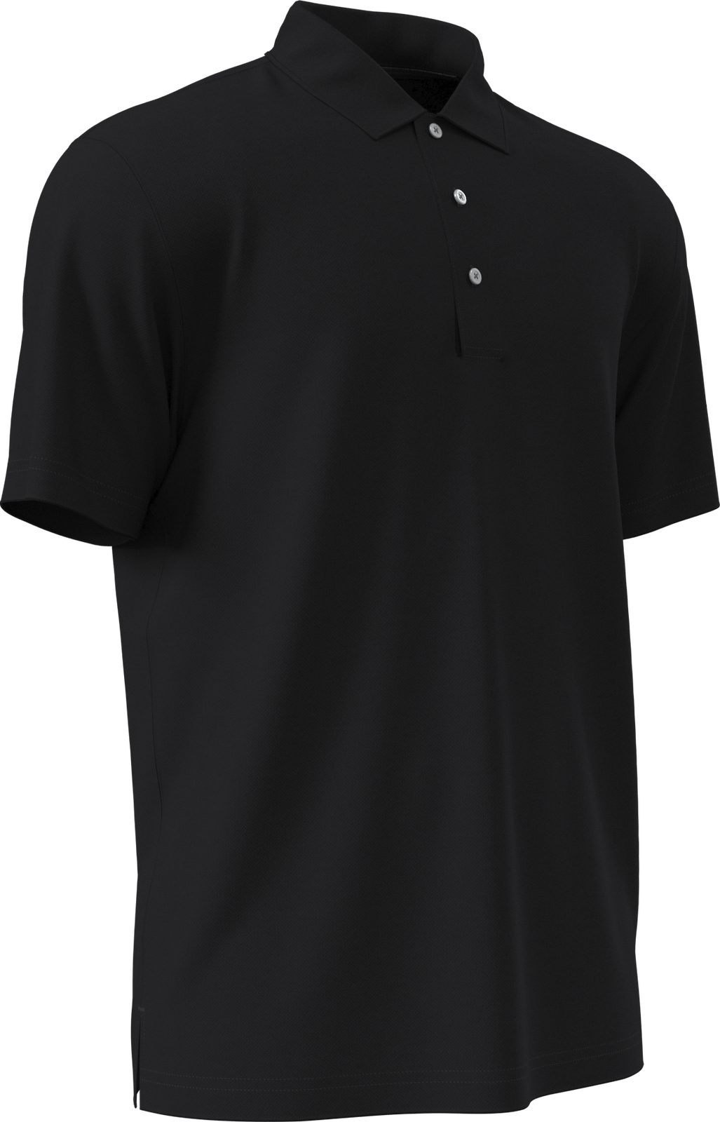 Pga Tour Pgm001 Short Sleeve Airflux Solid Mesh Polo - Caviar