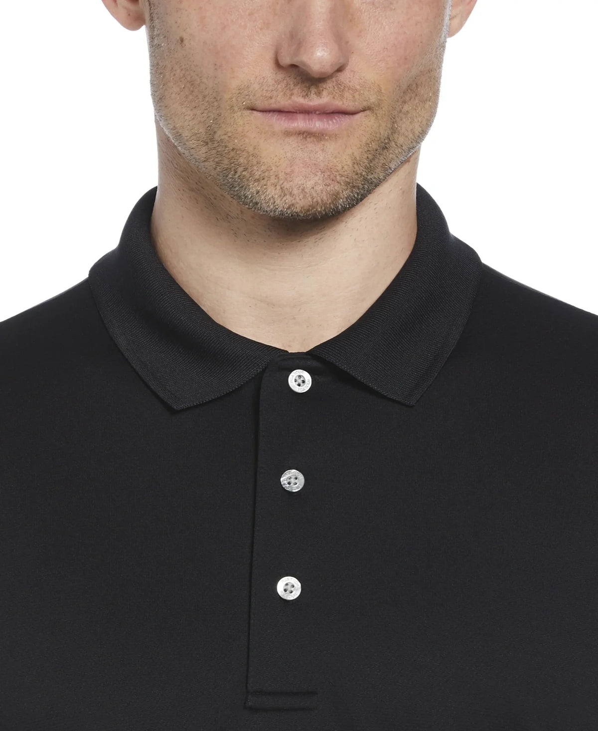 Pga Tour Pgm001 Short Sleeve Airflux Solid Mesh Polo - Caviar