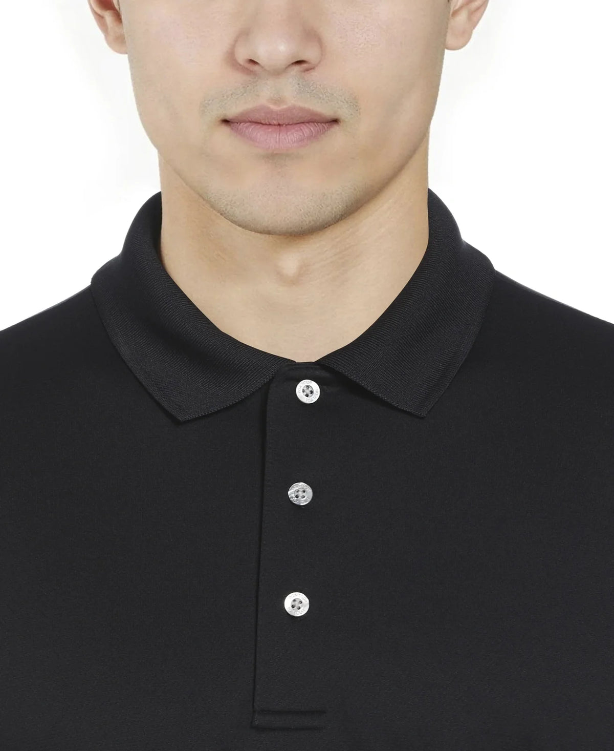 Pga Tour Pgm001 Short Sleeve Airflux Solid Mesh Polo - Caviar