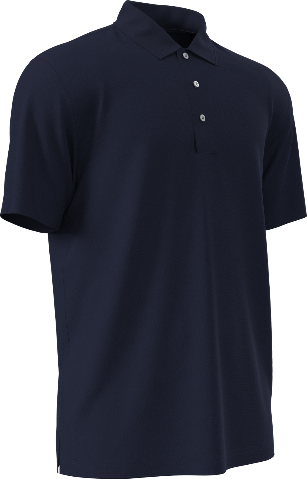 Pga Tour Pgm001 Short Sleeve Airflux Solid Mesh Polo - True Navy