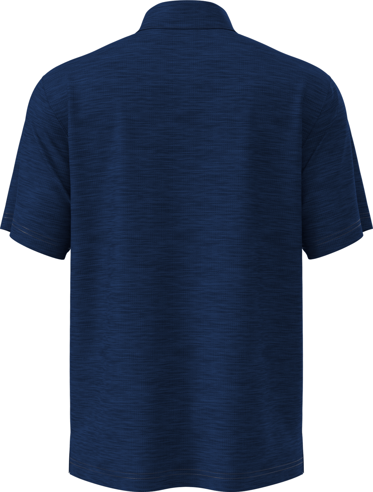 Pga Tour Pgm002 Short Sleeve Jaspe Airflux Polo with Self Collar - Peacoat Htr