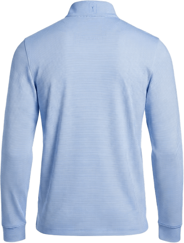 Pga Tour Pgm006 Stretch Feeder Stripe Long Sleeve Golf Shirt - Top o the Morning