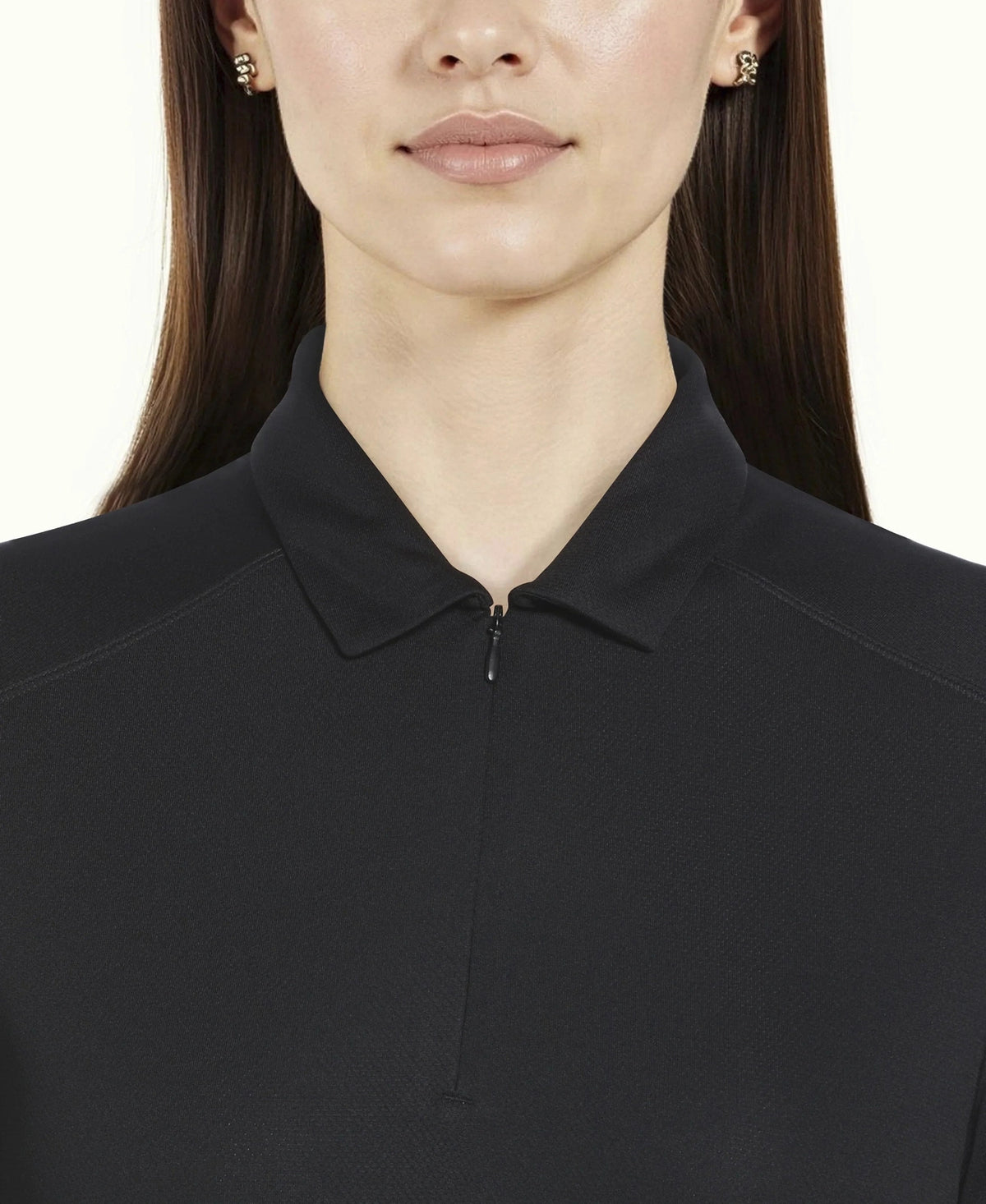 Pga Tour Pgw004 Ladies Short Sleeve Airflux Golf Polo - Caviar