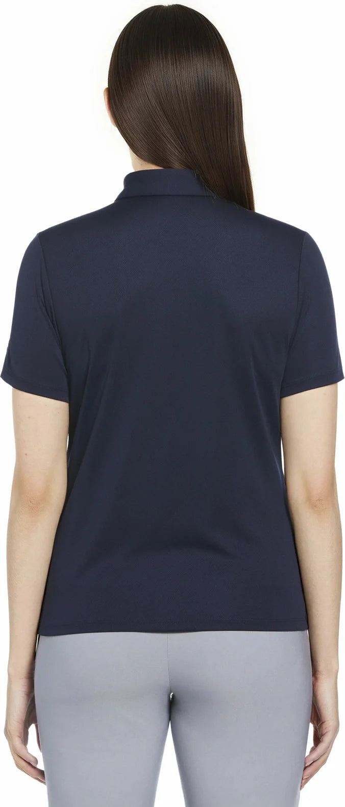 Pga Tour Pgw004 Ladies Short Sleeve Airflux Golf Polo - True Navy