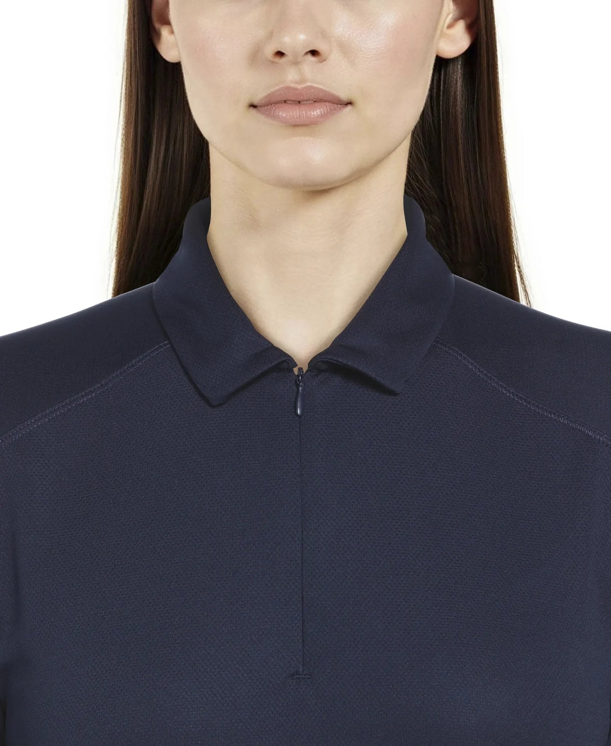 Pga Tour Pgw004 Ladies Short Sleeve Airflux Golf Polo - True Navy