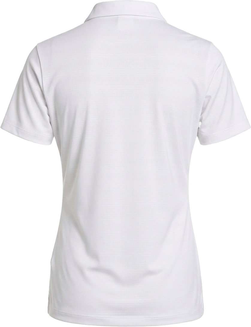 Pga Tour Pgw007 Jaspe Airflux Short Sleeve Golf Polo - Bright White