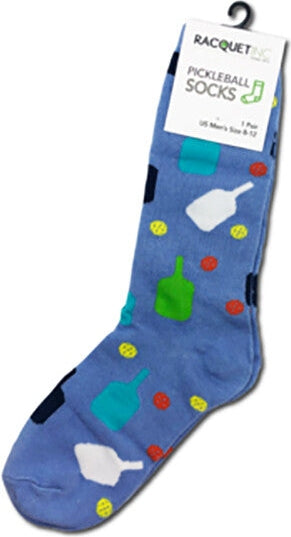 Pickleball Dress Socks (1x) - Blue