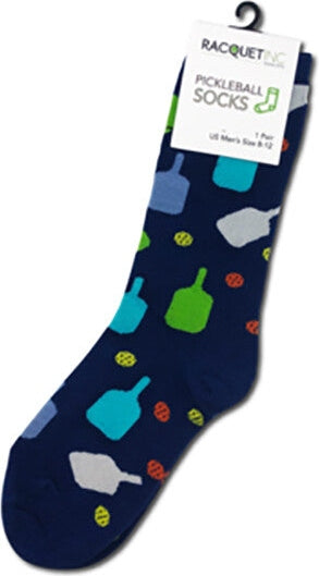 Pickleball Dress Socks (1x) - Navy