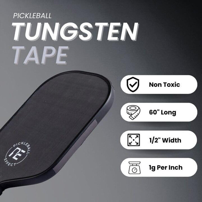 Pickleball Effect Tungsten Weighted Tape (1x) (black) - Blk / Os