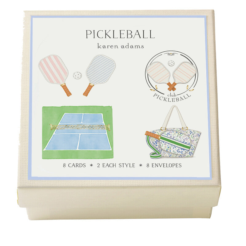 Pickleball Greeting & Note Cards - Bei / Os