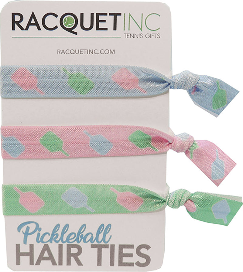 Pickleball Paddle Hair Ties (3x) - Os