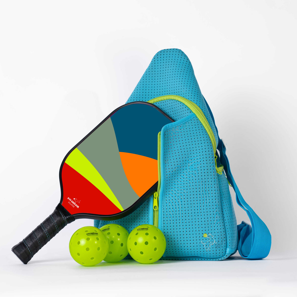 Pickleball Starter Bundle - Blue - Eclipse Paddle - Sunset V.2