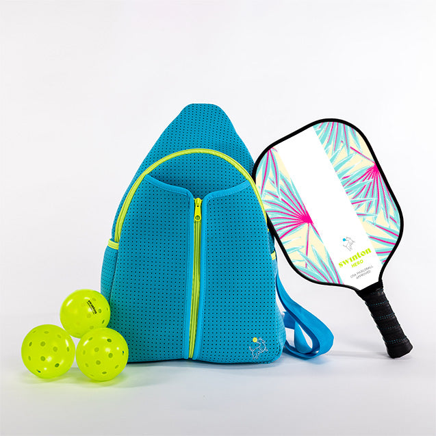 Pickleball Starter Bundle - Blue - Hero Paddle - Palms