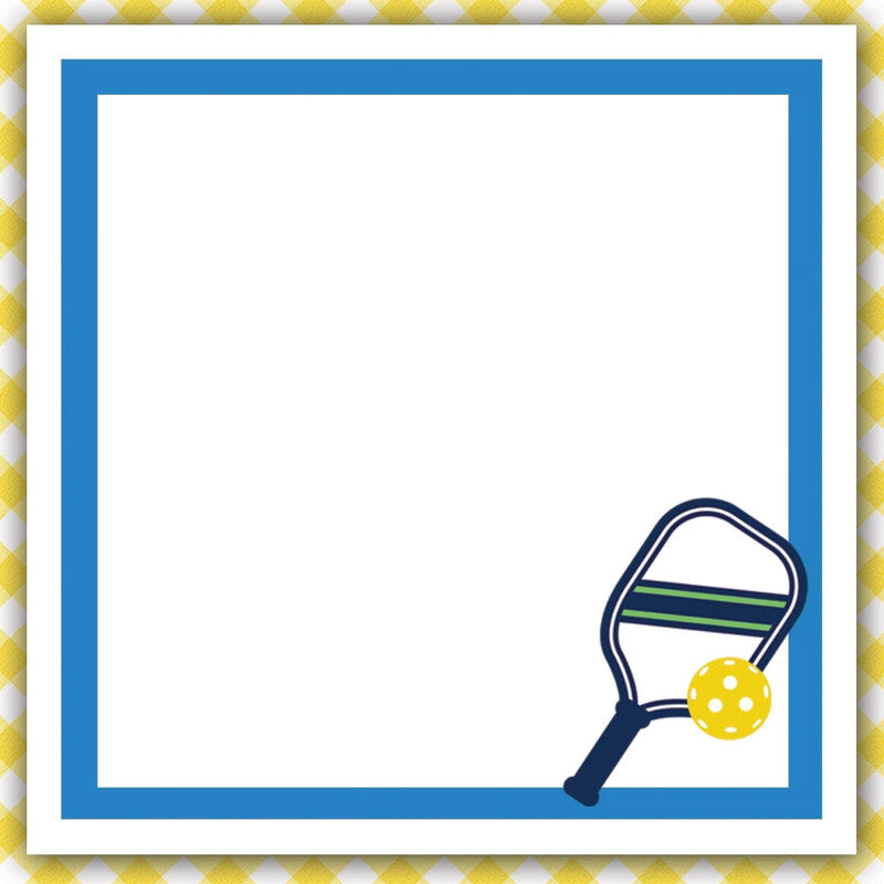 Pickleball Sticky Notes (50x) - Wht / Os