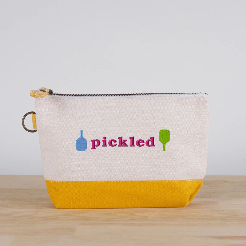 Pickled Canvas Accessories Bag - Yel / Os
