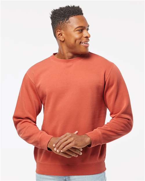 Pigment Amber Midweight Pigment-Dyed Crewneck Sweatshirt - PRM3500
