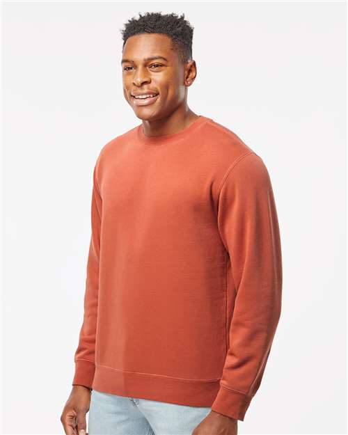 Pigment Amber Midweight Pigment-Dyed Crewneck Sweatshirt - PRM3500