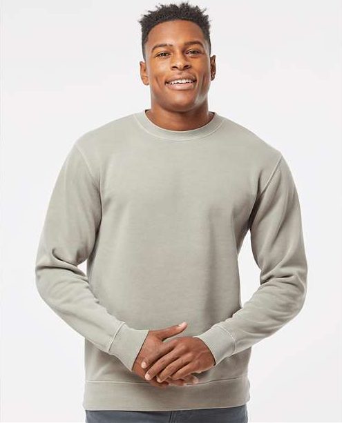 Pigment Cement Midweight Pigment-Dyed Crewneck Sweatshirt - PRM3500