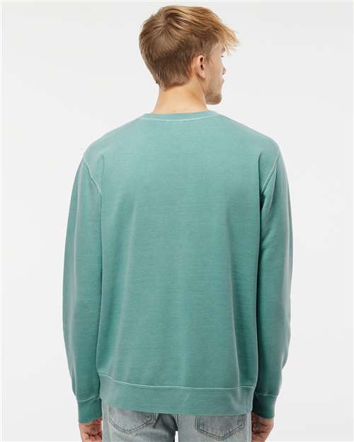 Pigment Mint Midweight Pigment-Dyed Crewneck Sweatshirt - PRM3500