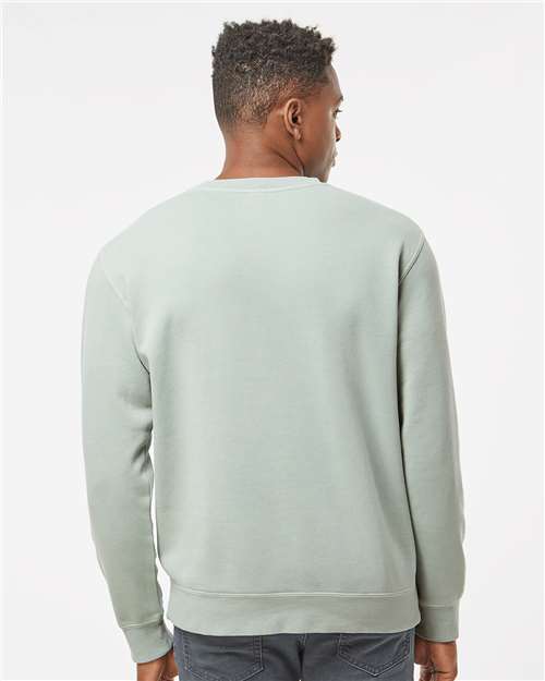 Pigment Sage Midweight Pigment-Dyed Crewneck Sweatshirt - PRM3500