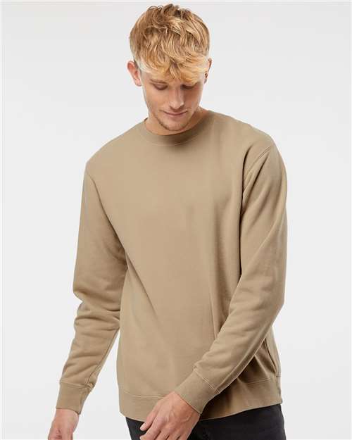 Pigment Sandstone Midweight Pigment-Dyed Crewneck Sweatshirt - PRM3500
