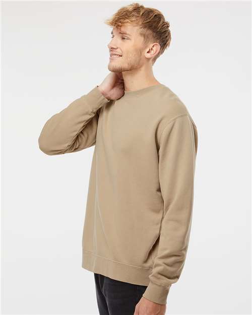 Pigment Sandstone Midweight Pigment-Dyed Crewneck Sweatshirt - PRM3500