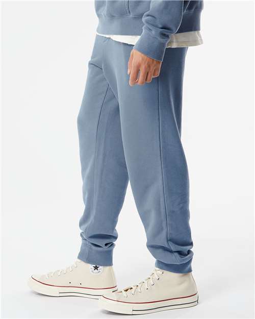 Pigment Slate Blue Pigment-Dyed Fleece Pants - PRM50PTPD