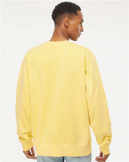 Pigment Yellow Midweight Pigment-Dyed Crewneck Sweatshirt - PRM3500