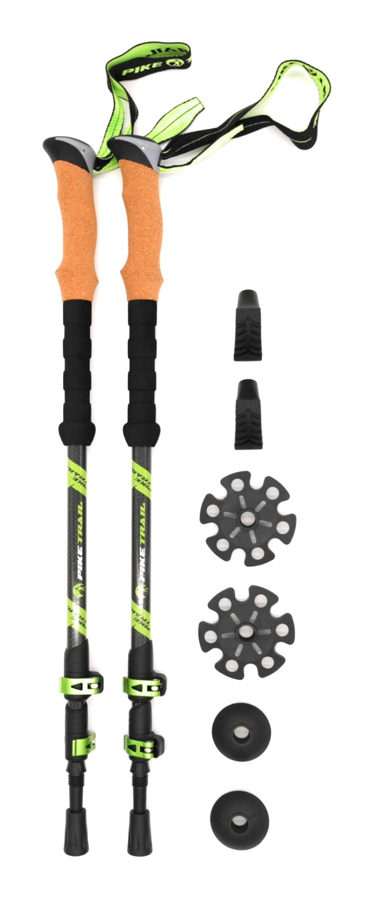 Pike Trail Carbon Fiber Trekking Poles: High Performance Hiking Sticks for Hunting and Nordic Walking