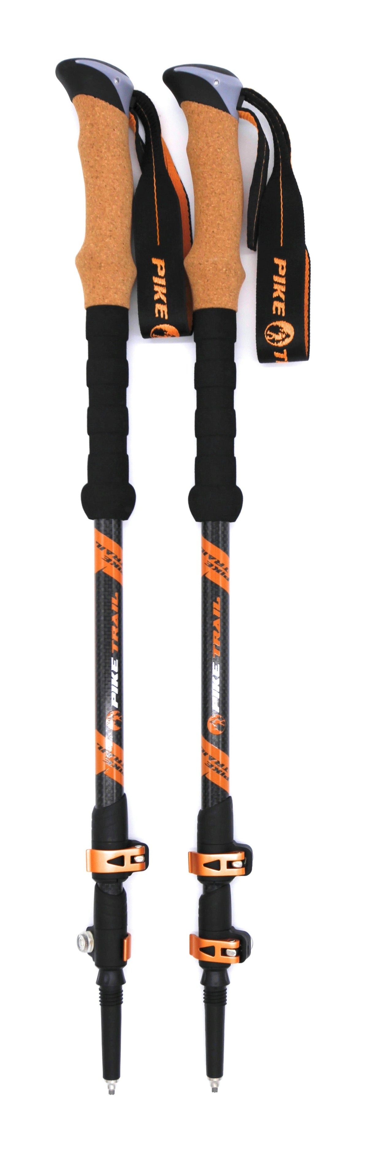 Pike Trail Carbon Fiber Trekking Poles: High Performance Hiking Sticks for Hunting and Nordic Walking - Camp Fire