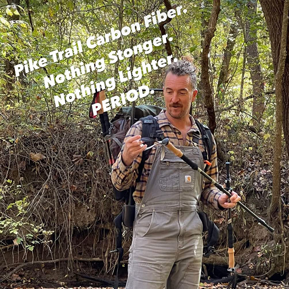 Pike Trail Carbon Fiber Trekking Poles: High Performance Hiking Sticks for Hunting and Nordic Walking