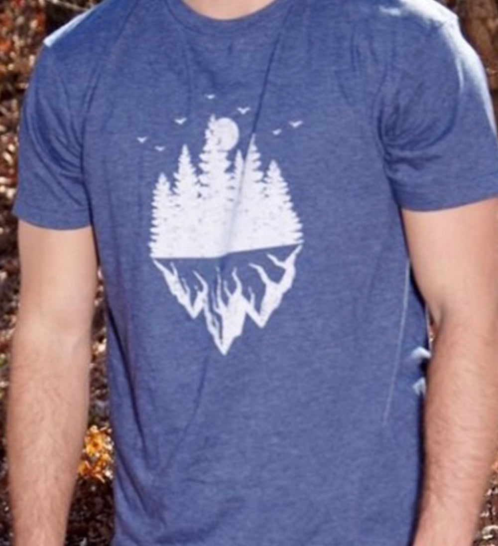 Pike Trail Comfy Tee’s & Easy Going Hoodies - Heather Denim Tee / Large