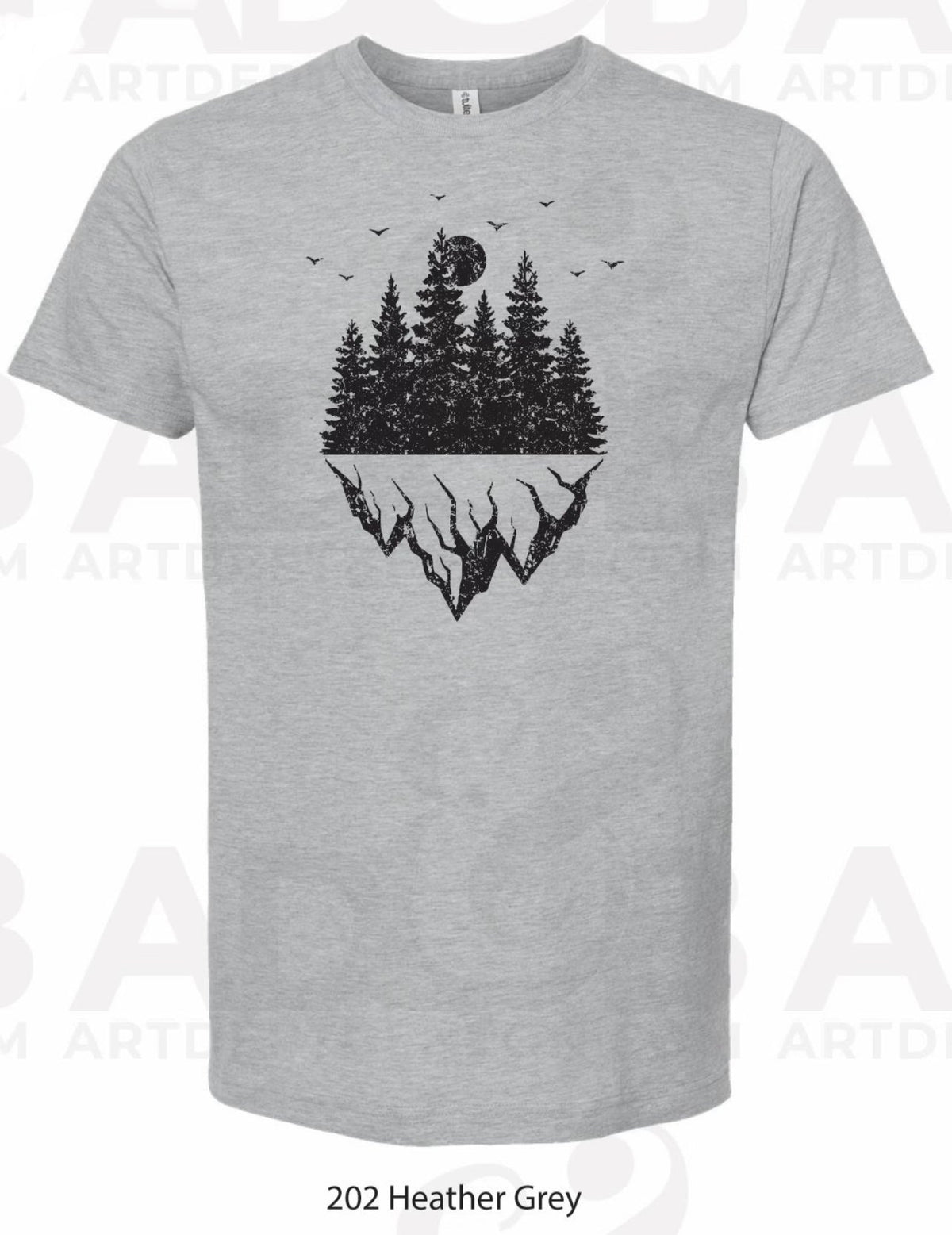 Pike Trail Comfy Tee’s & Easy Going Hoodies - Heather Grey Tee / Medium