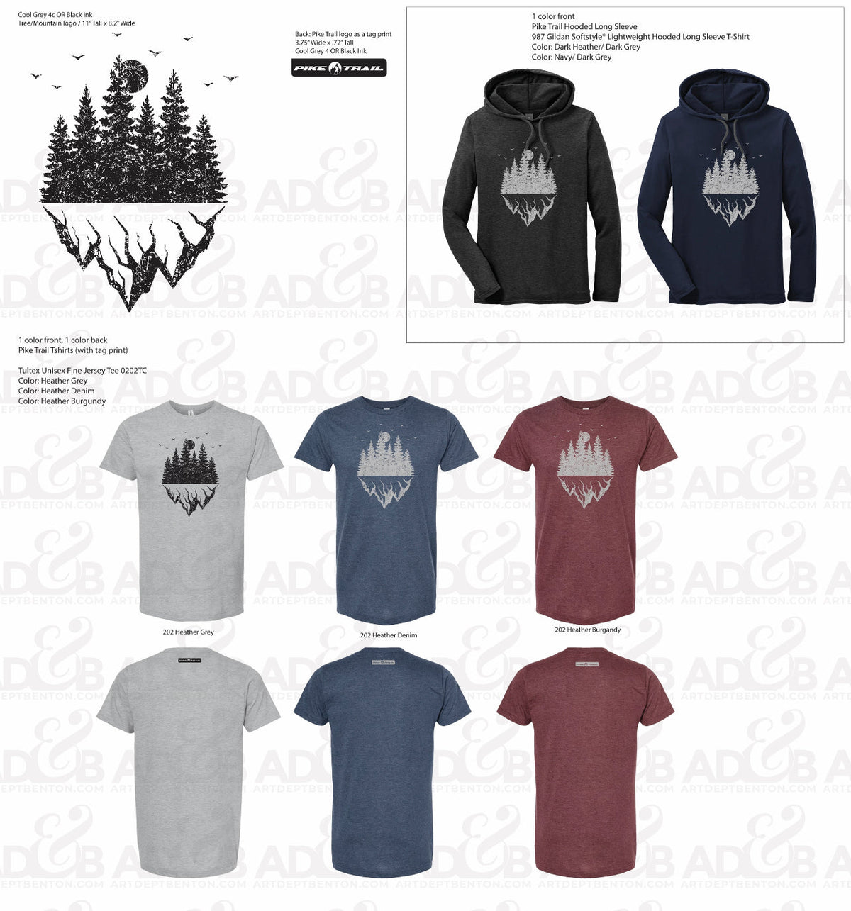 Pike Trail Comfy Tee’s & Easy Going Hoodies