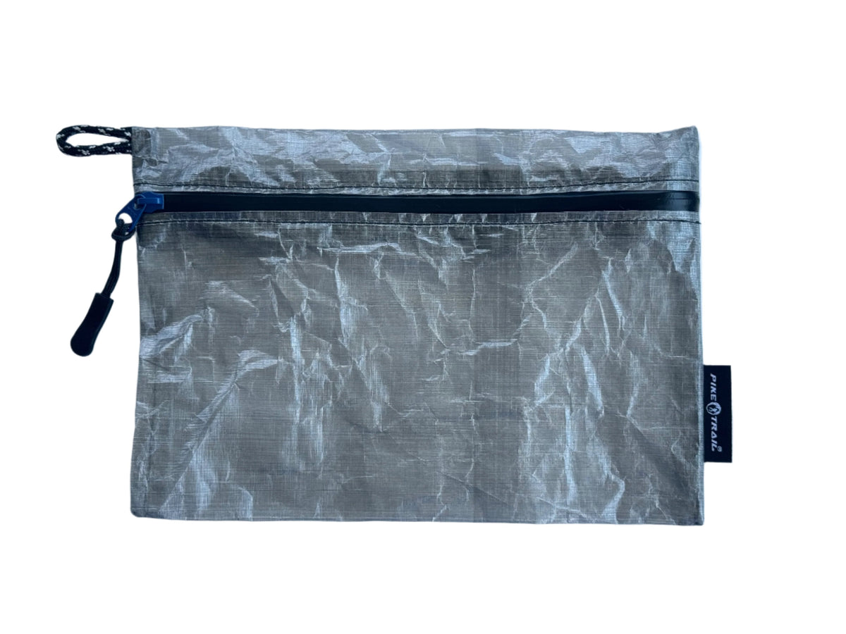 Pike Trail Dyneema Ultralight Bags - Medium.34oz (6’’ h x 8’’ W) / Grey 1oz W/ Black Zipper