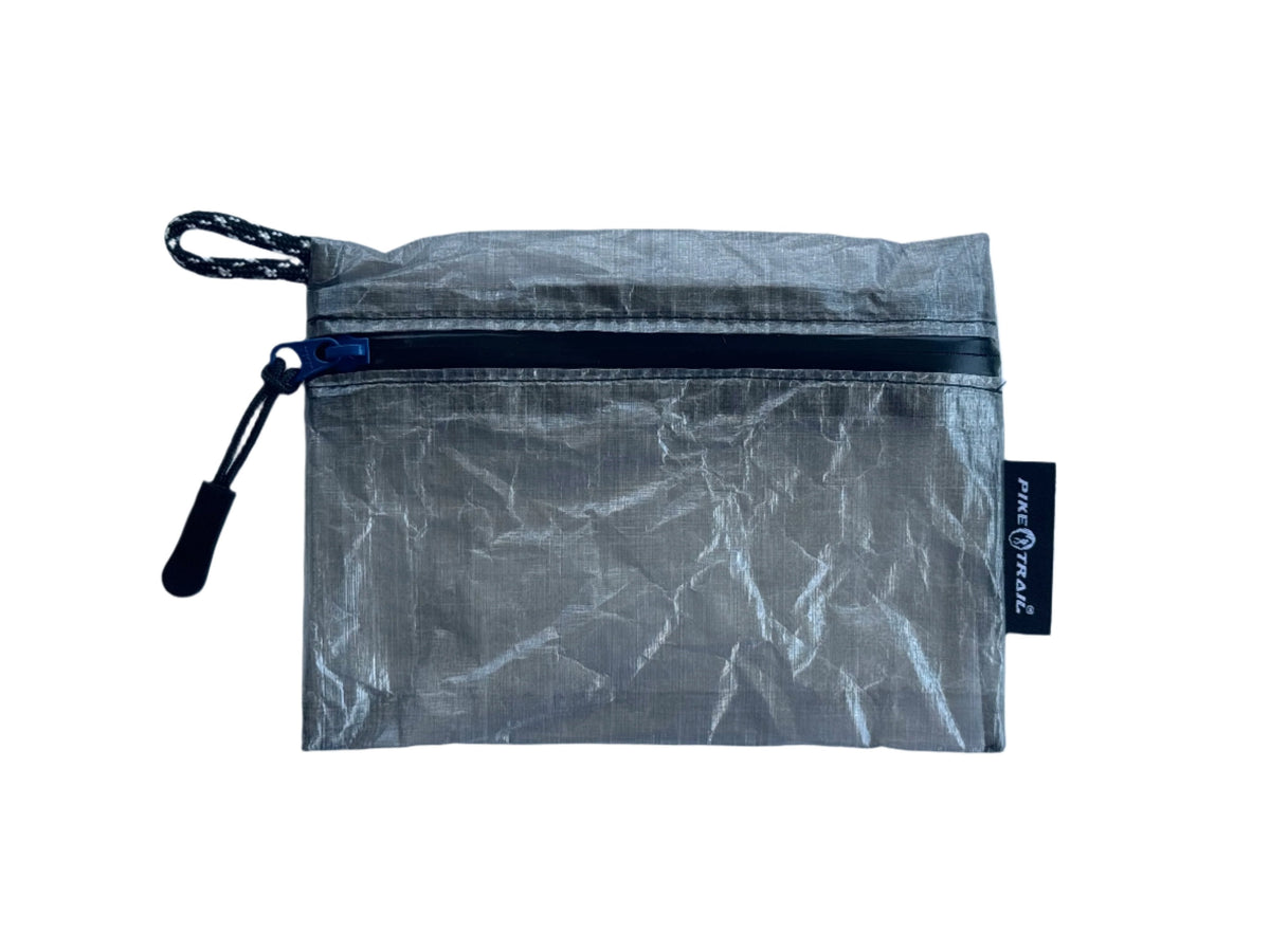 Pike Trail Dyneema Ultralight Bags - Small.23oz (4’’ h x ’ 5.5w) / Grey 1oz W/ Black Zipper