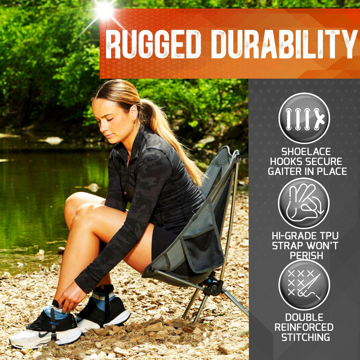 Pike Trail Low Cut Running Thru-hiker Gaiters