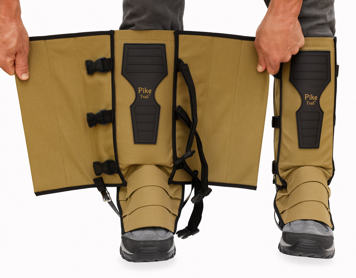 Pike Trail Snake Gaiters Leg Guards - Coyote Tan