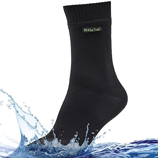 Pike Trail Waterproof Breathable Socks - Black / Small