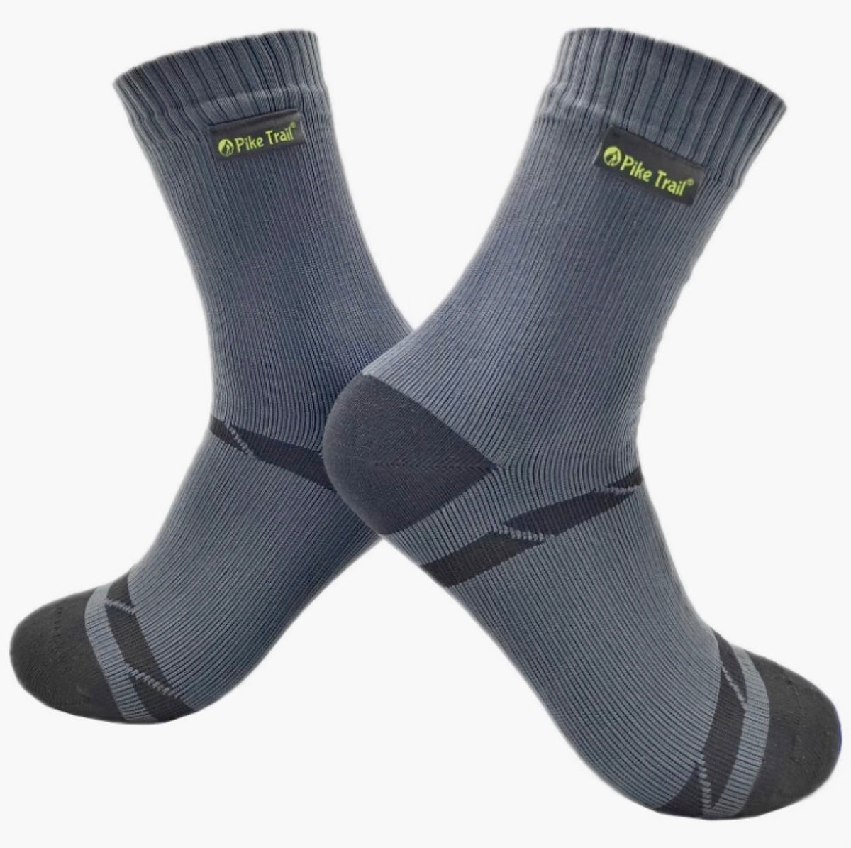 Pike Trail Waterproof Breathable Socks - Grey/black / Small