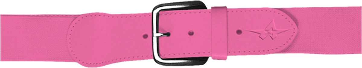 PINK BASEBALL BELT