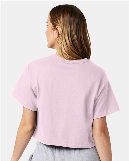 Pink Candy Women's Heritage Jersey Crop T-Shirt - T453W