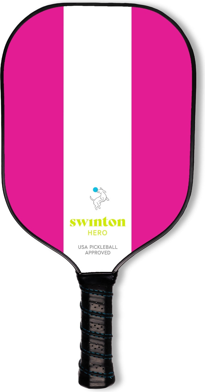 Hero Pink Stripe Pickleball Paddle