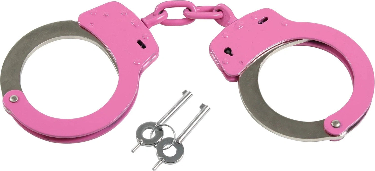 Pink Handcuffs with Belt Loop Pouch