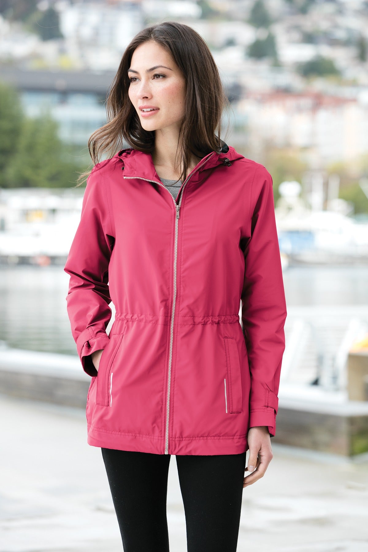 Pink Horizon Port Authority Women's Northwest Slicker. L7710