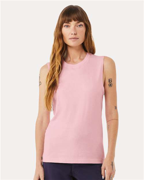 Pink Jersey Muscle Tank - 3483